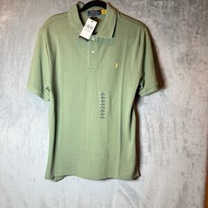 Polo Ralph Lauren Classic Fit Polo Shirt Olive Green youth XL NWT Pony Logo